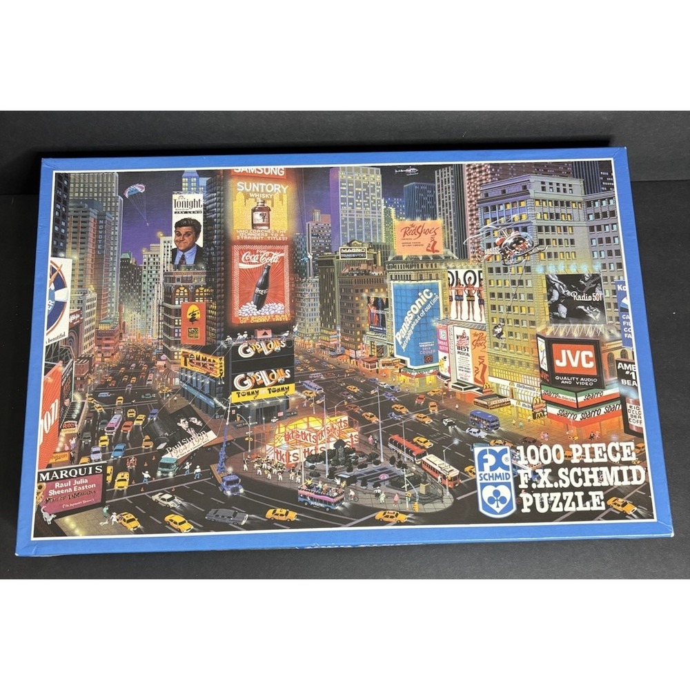 FX Schmid An Evening In Times Square Puzzle 1000 Alexanders World Alexander Chen